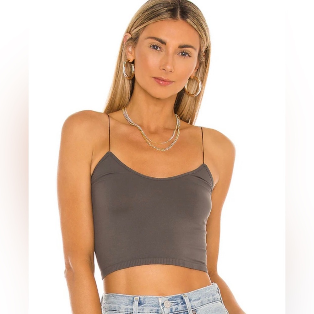 Free People Brami Top Charcol (M/L) NWT